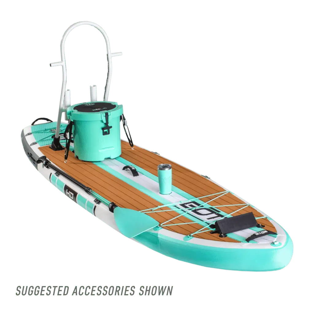 HD Aero 11′6″ Full Trax Seafoam Inflatable Paddle Board Bote