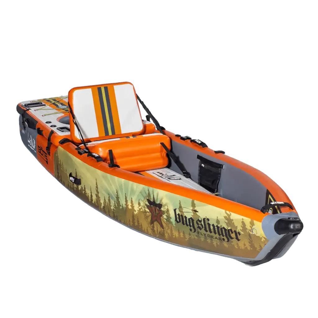 LONO Aero 12′6″ Bug Slinger™ Backwater Inflatable Kayak Bote