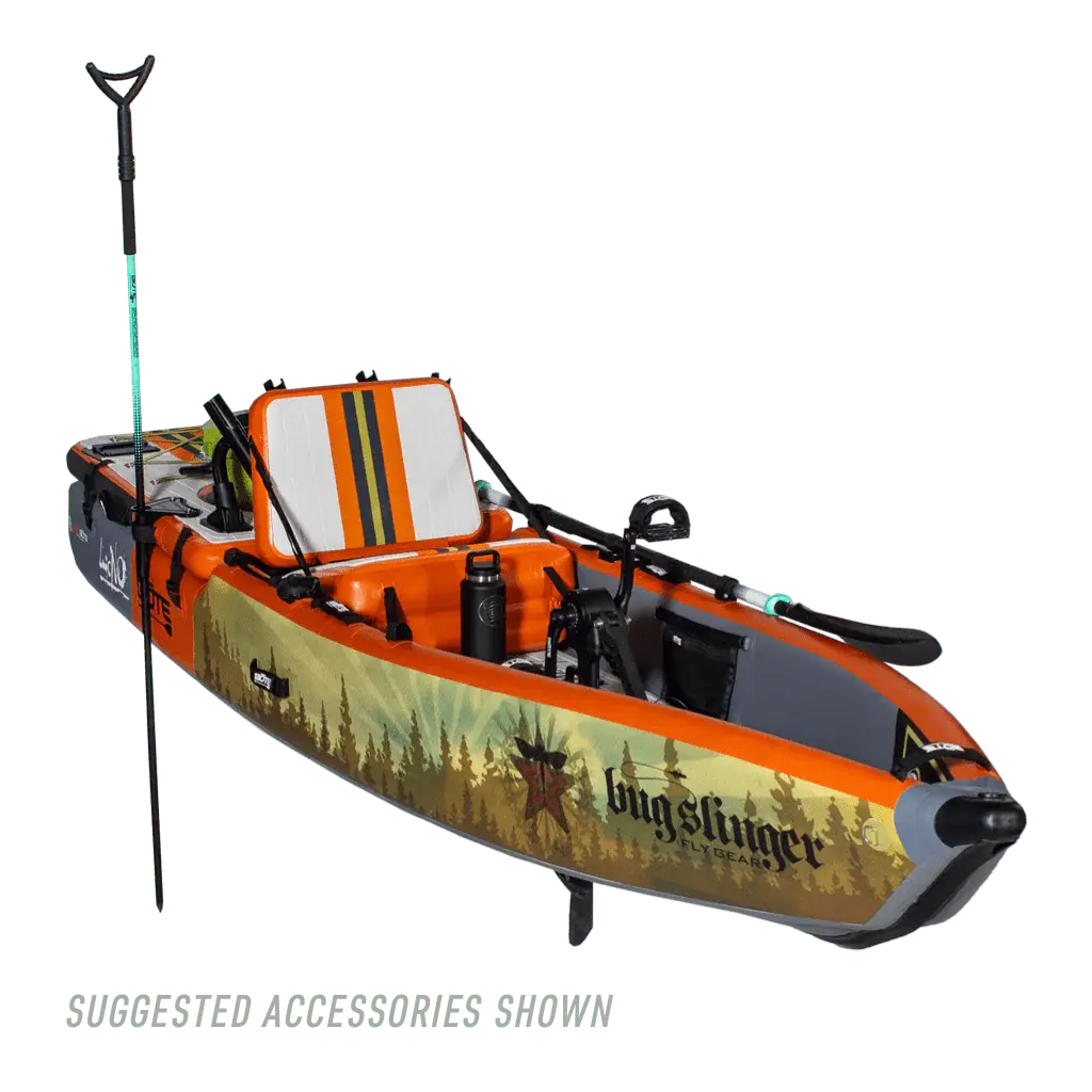 LONO Aero 12′6″ Bug Slinger™ Backwater Inflatable Kayak Bote