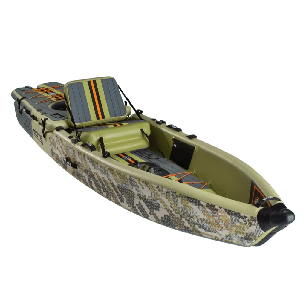 LONO Aero 12′6″ Verge Camo Inflatable Kayak Bote