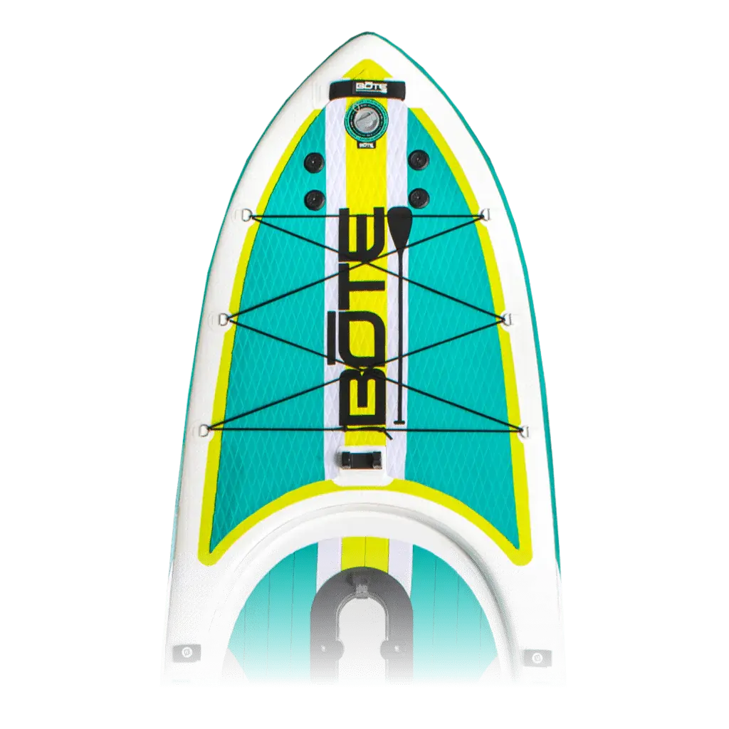 Rackham Aero 12′4″ Full Trax Jade Inflatable Paddle Board Bote