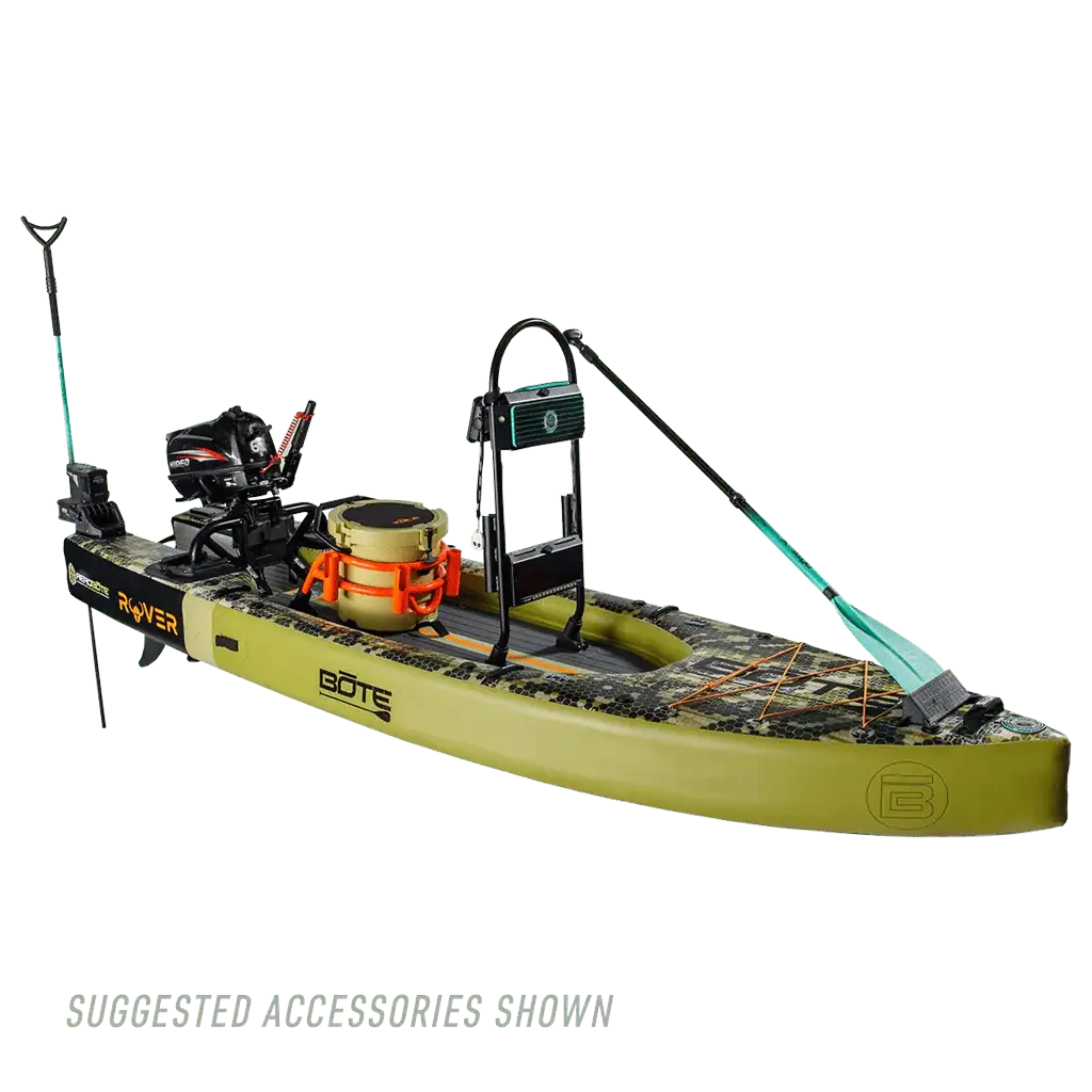Rover Aero 12′6″ Verge Camo Inflatable Micro Skiff Bote