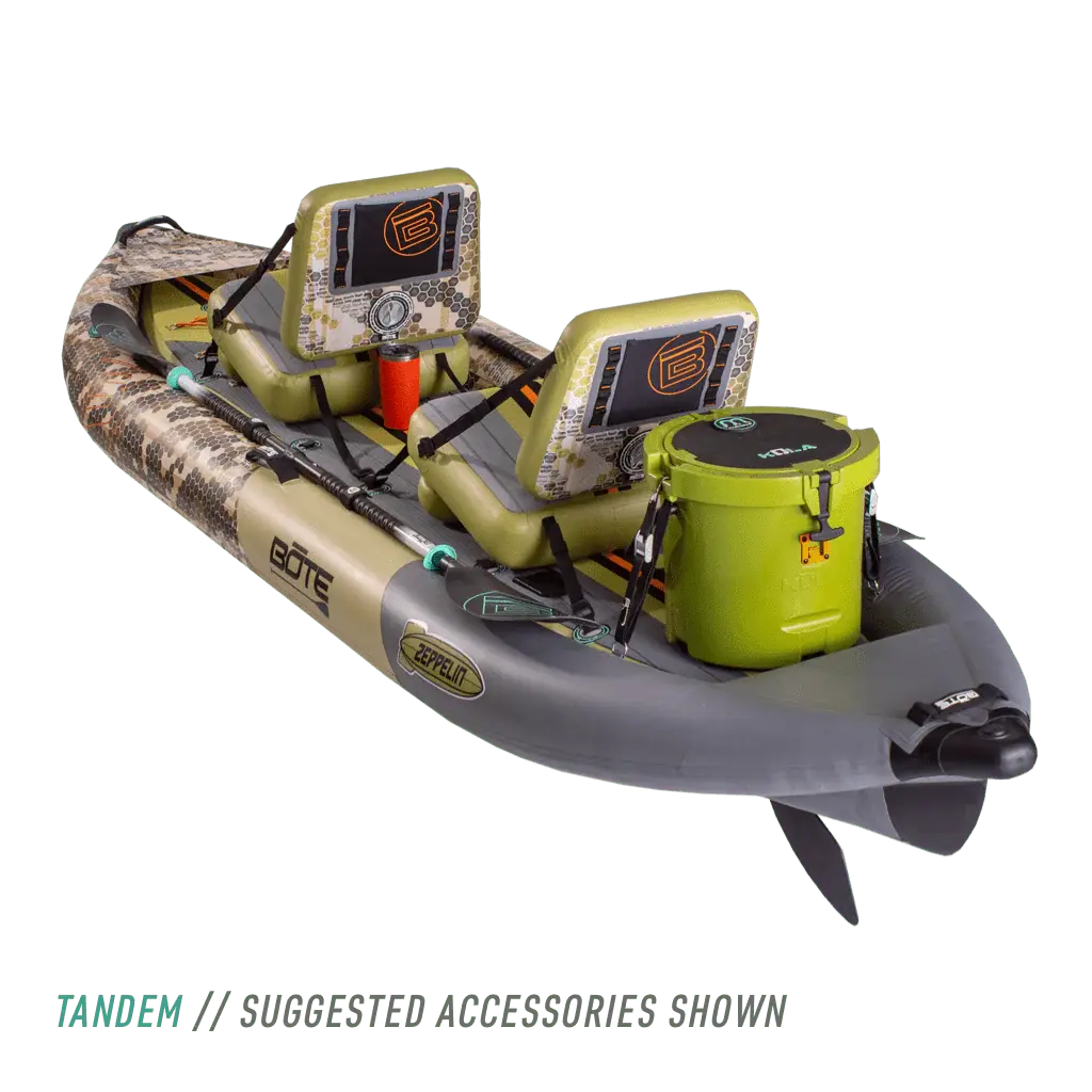 Zeppelin Aero 12′6″ Verge Camo Inflatable Kayak Bote