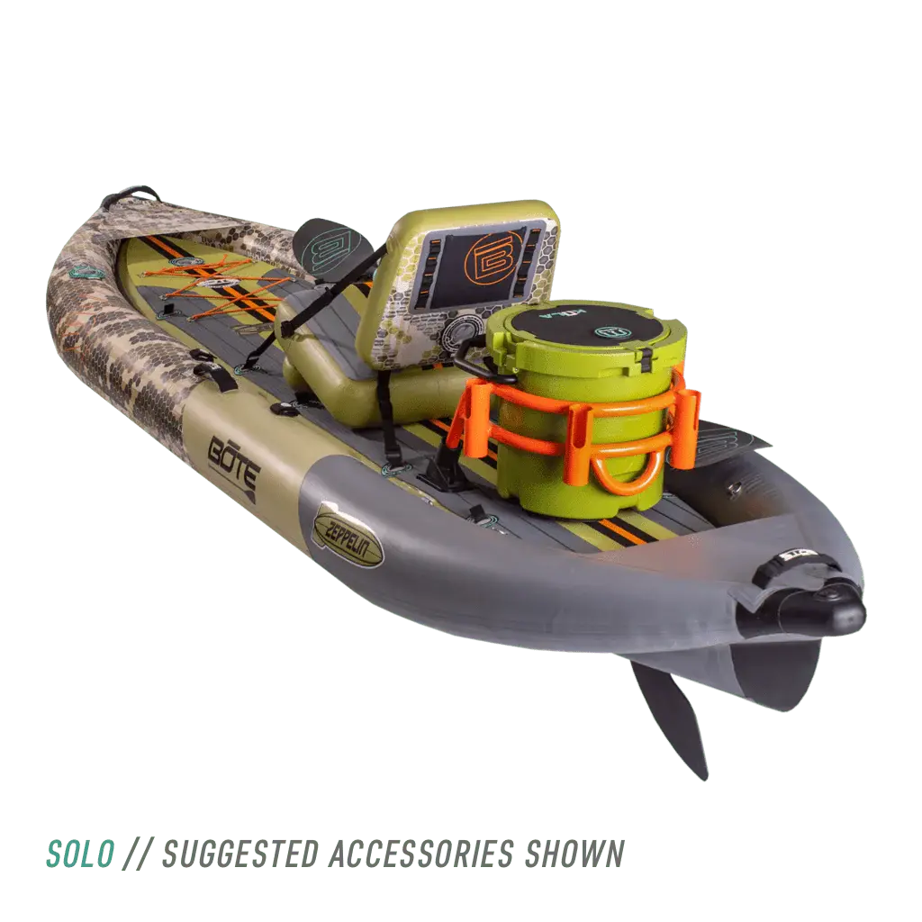 Zeppelin Aero 12′6″ Verge Camo Inflatable Kayak Bote