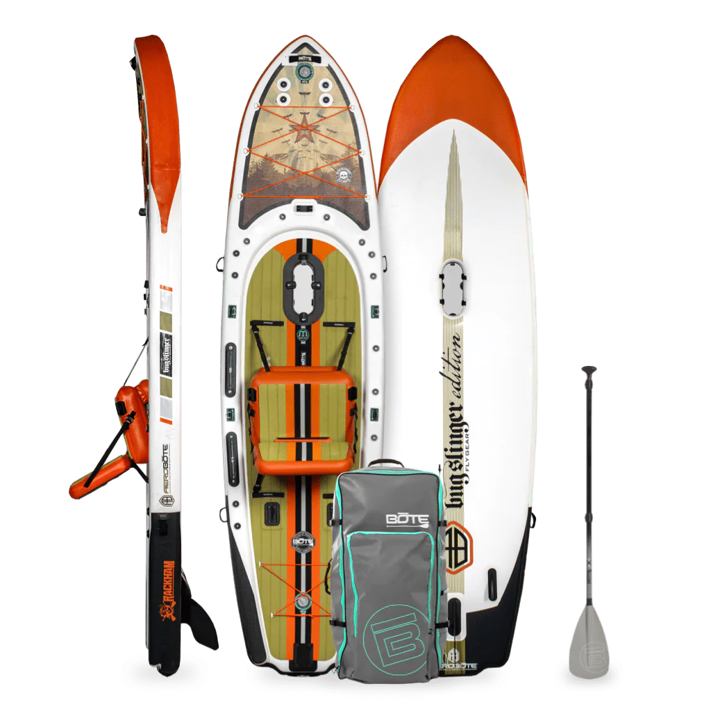 Rackham Aero 12′4″ Bug Slinger™ Backwater Inflatable Paddle Board